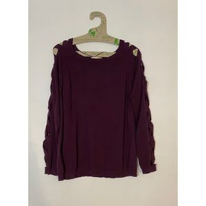 Skies are Blue Sweater - Purple